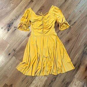 Weissman Yellow Modern Dance Costume.